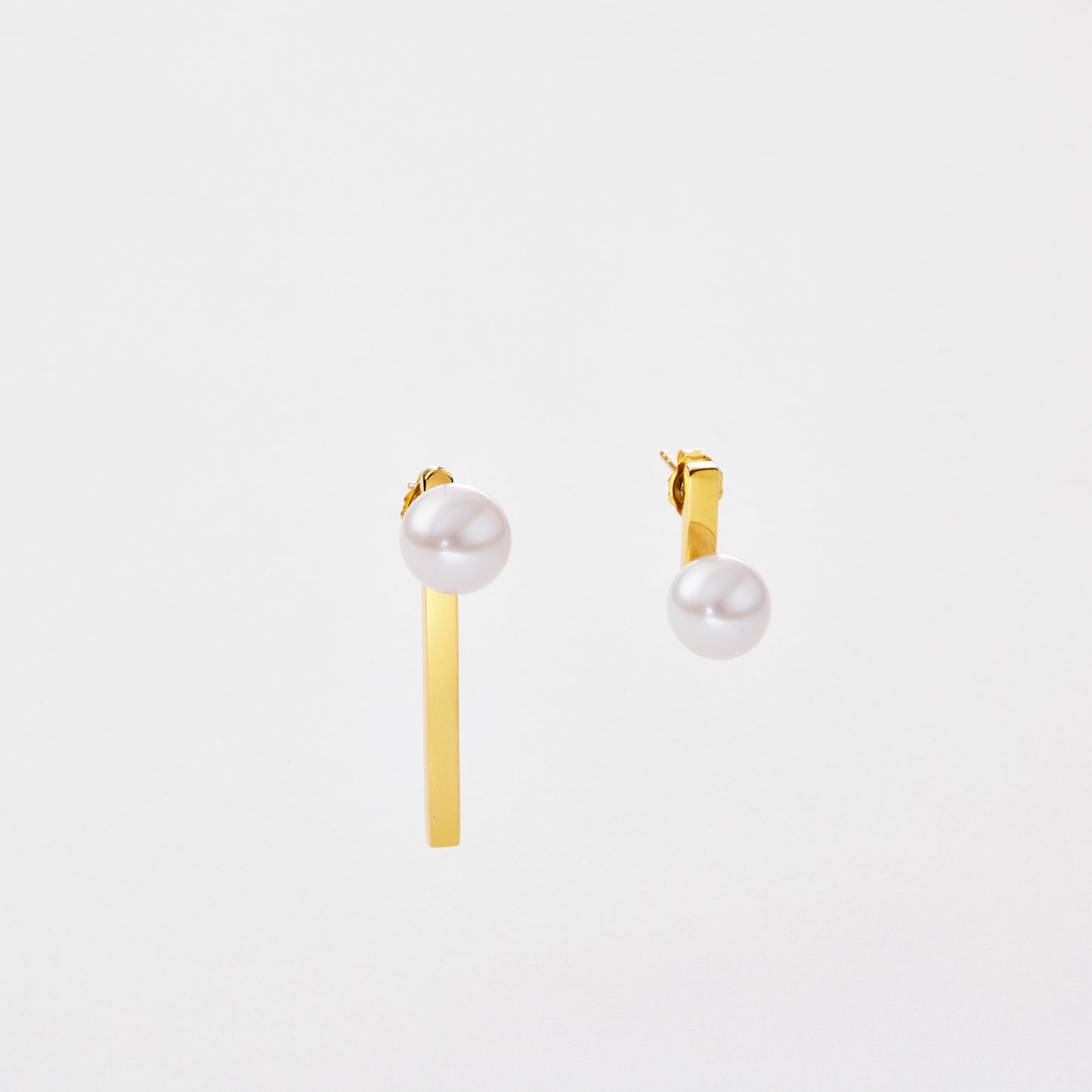 Schlichte Perlenohrstecker